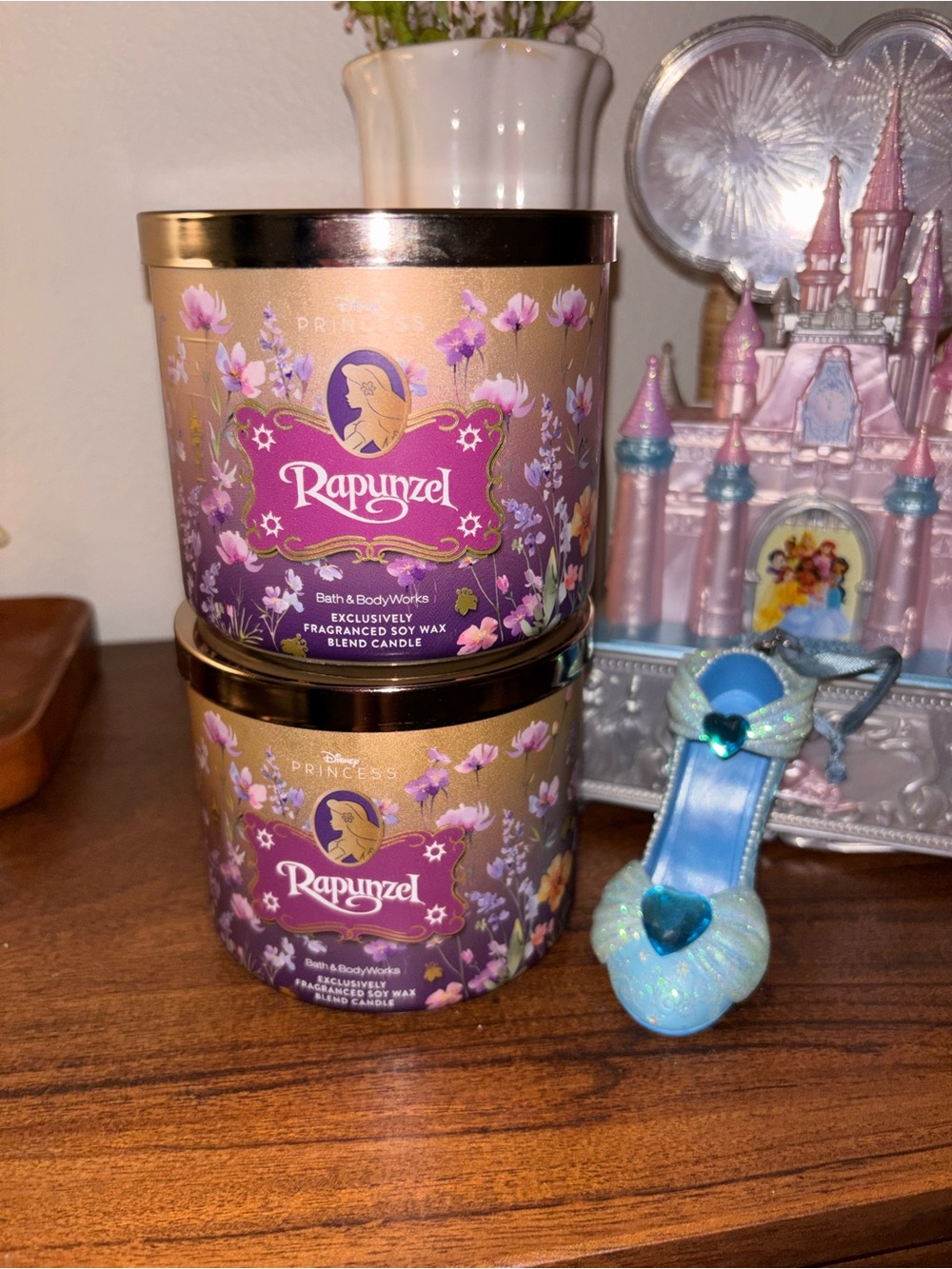 Bath & Body Works Rapunzel Purple & Gold Fragranced Candle Set Sold out